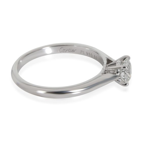 114983 sv 018f51c3 215f 4ee3 b8c8 ae549f7870b8 Cartier 1895 Diamond Solitaire Engagement Ring in Platinum F VS2 046 CTW