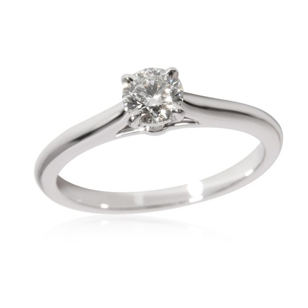 114985 pv Cartier 1895 Diamond Solitaire Engagement Ring in Platinum H VVS1 036 CT