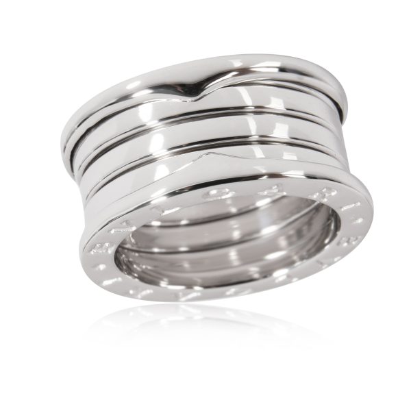 114990 av Bvlgari Bzero1 Four Band Ring in 18k White Gold