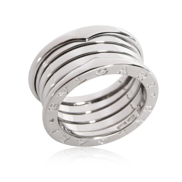 114990 pv Bvlgari Bzero1 Four Band Ring in 18k White Gold