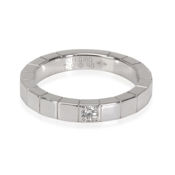 Rings Cartier Lanières Diamond Ring in 18k White Gold DEF VVS1VVS2 005 CTW