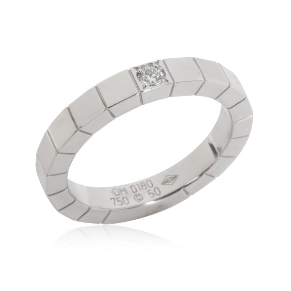 Fashion Ring White Gold Cartier Lanières Diamond Ring in 18k White Gold DEF VVS1VVS2 005 CTW