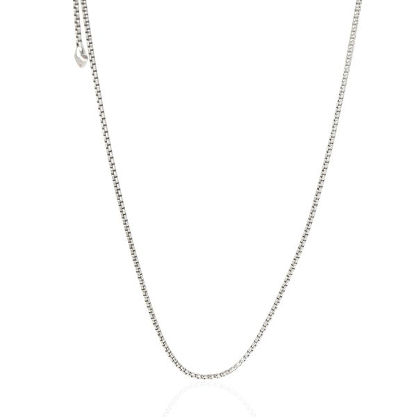 115018 fv David Yurman Box Chain in Sterling Silver