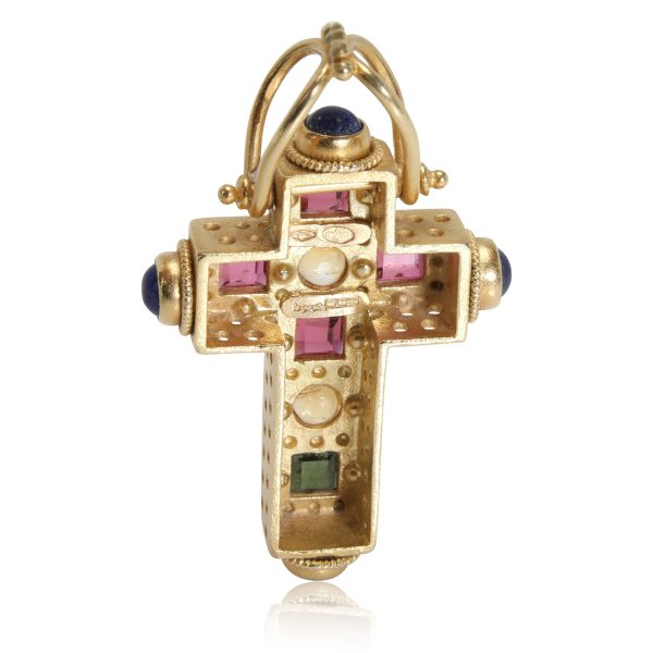 115051 bv debae41f 2654 4af1 9ddb 0ed8310d4ba3 Ruby Vintage Cross in 18k Yellow Gold