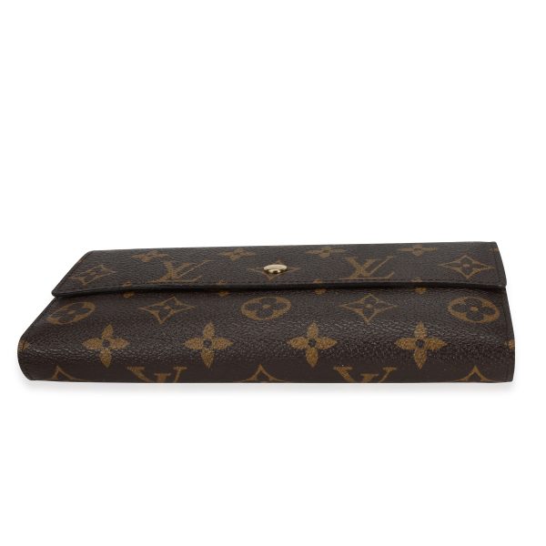 115058 stamp Louis Vuitton Monogram Canvas Porte Tresor International Wallet