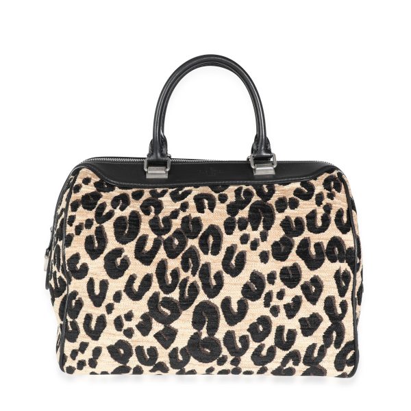 115061 fv Louis Vuitton x Stephen Sprouse Limited Edition Jacquard Leopard Speedy 30