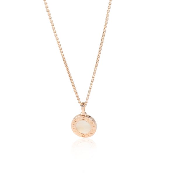 115159 fv Bulgari Bvlgari Bvlgari Mother Of Pearl Pendant in 18k Rose Gold