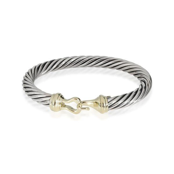 115179 fv d74a102c d689 481f aea9 d26480b93bbd David Yurman Cable Classic Hook Bracelet in 14K Yellow GoldSterling Silver