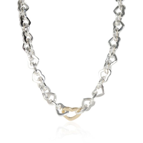 115193 fv 94710cd6 04ab 4360 8877 efc9985c60bd Tiffany Co Open Heart Necklace in 18K GoldSterling