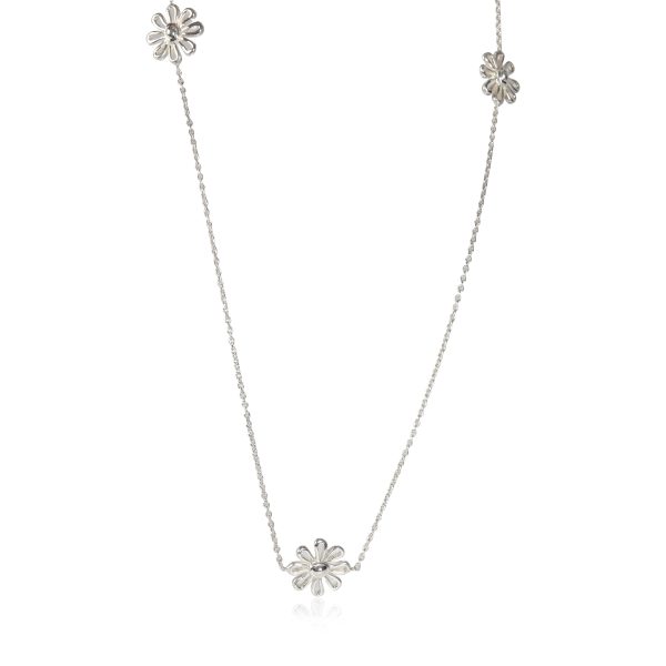 115218 fv Tiffany Co Elsa Peretti Daisy Station Necklace in Sterling Silver