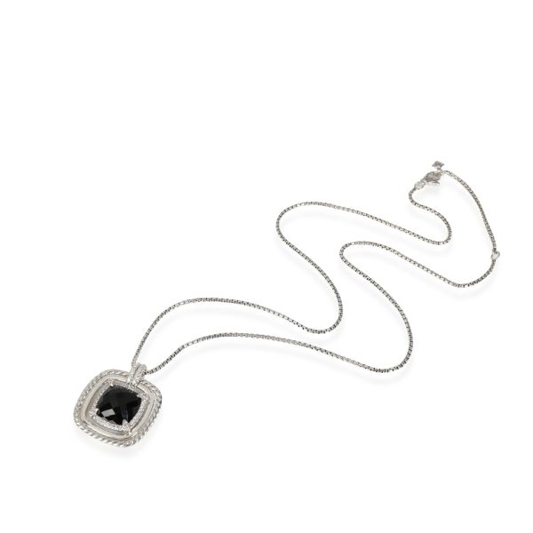 115344 pv d69a9979 87e9 437b abdf d5069240b2ee David Yurman Chatelaine Onyx Diamond Pendant in Sterling Silver 046 CTW