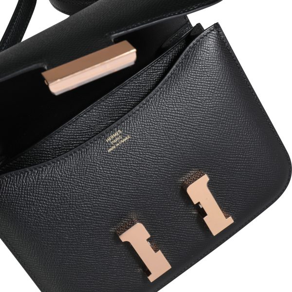 115348 ad2 c3ca1343 d5f4 4c40 8dc9 e86954b7bc68 Herm√®s Black Epsom Constance 18 RGHW