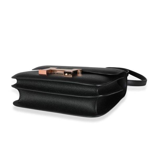 115348 box 95b63510 60b6 4709 831f 1c734be2b051 Herm√®s Black Epsom Constance 18 RGHW