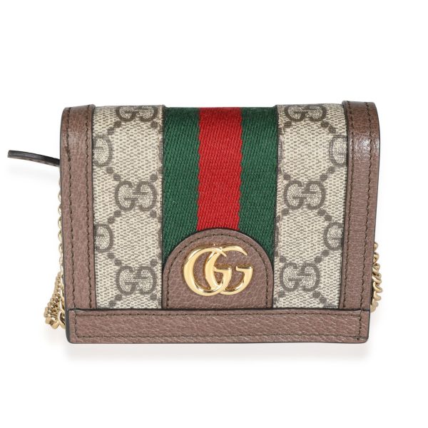 115456 fv 6521d534 fd46 4ed7 b925 76ae1f007196 Gucci GG Supreme Web Ophidia Mini Chain Wallet