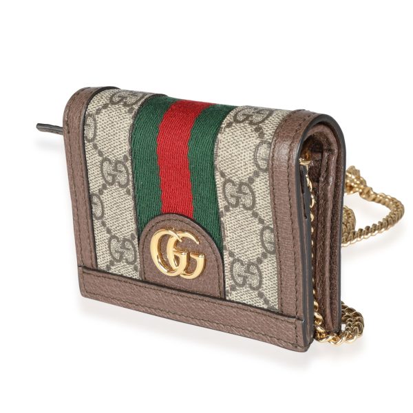 115456 sv 94d4690e 8db7 4aae a3d2 5fe80fdc21f4 Gucci GG Supreme Web Ophidia Mini Chain Wallet