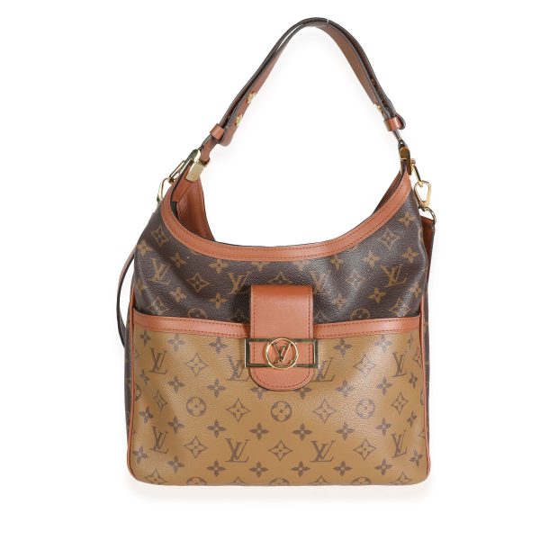 115467 fv 4fc54340 fe89 44b8 9da5 55d8b5cbf8a6 Louis Vuitton Monogram Monogram Reverse Canvas Dauphine Hobo MM