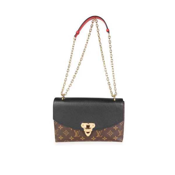 115487 bv 02531877 2281 46a3 94d0 73c332770ed7 Louis Vuitton Monogram Canvas Black Grained Leather Saint Placide