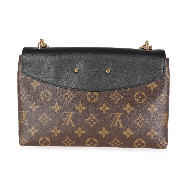 115487 pv 564bf7aa babf 442a 82ca ef07c1d8b231 Louis Vuitton Monogram Canvas Black Grained Leather Saint Placide