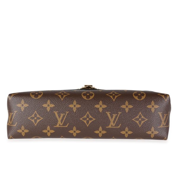 115487 stamp e6c75031 7ec9 4517 a168 0ab9f2169bcd Louis Vuitton Monogram Canvas Black Grained Leather Saint Placide