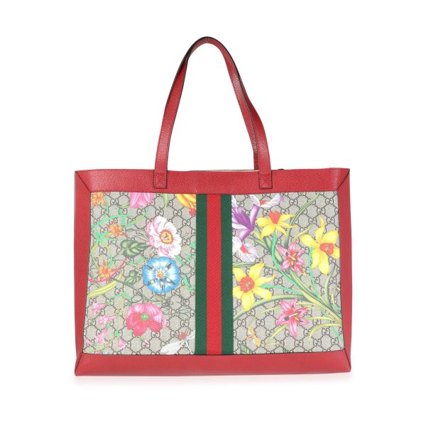 115505 bv fdbf8582 8847 4159 af8f accfa291bb99 Gucci GG Supreme Flora Web Ophidia Soft Tote