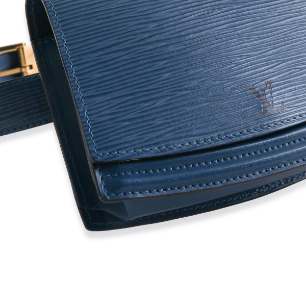 115544 box Louis Vuitton Vintage Toledo Blue Epi Leather Tilsit Belt Bag