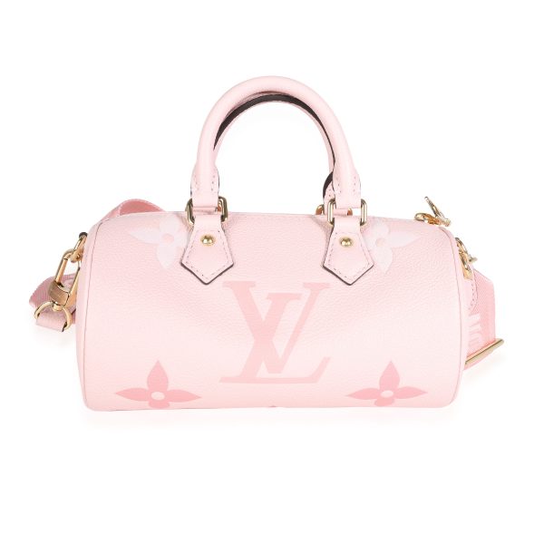 115777 fv Louis Vuitton Rosebud Monogram Giant By The Pool Papillon BB