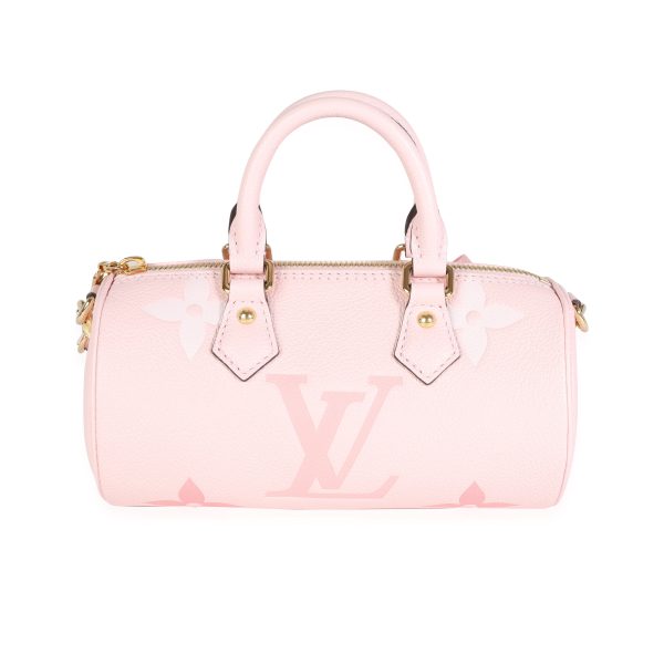 115777 pv Louis Vuitton Rosebud Monogram Giant By The Pool Papillon BB