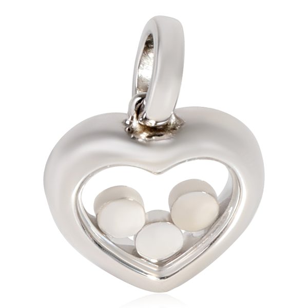 115816 pv Chopard Happy Diamonds Heart Pendant in 18k White Gold 015 CTW