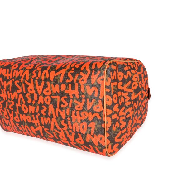 115898 box Louis Vuitton x Stephen Sprouse Orange Graffiti Monogram Canvas Speedy 30