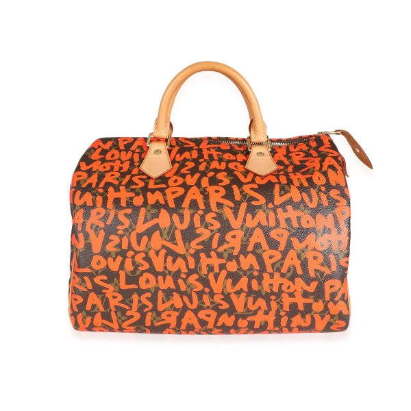 115898 pv Louis Vuitton x Stephen Sprouse Orange Graffiti Monogram Canvas Speedy 30