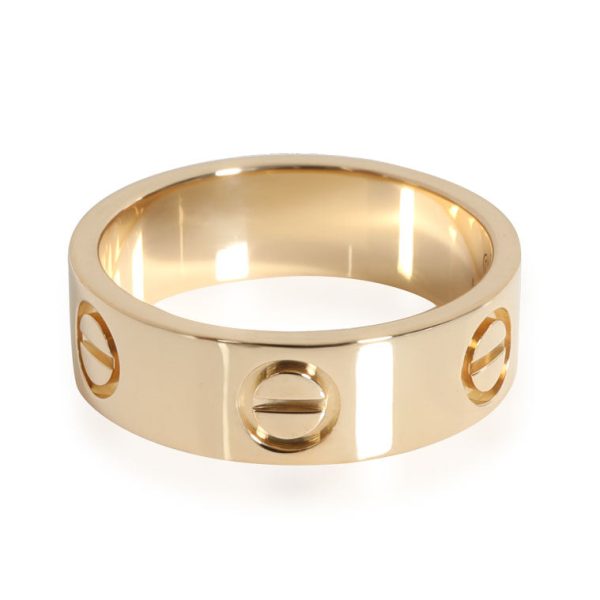 Yellow Gold Ring Cartier LOVE Ring in 18k Yellow Gold