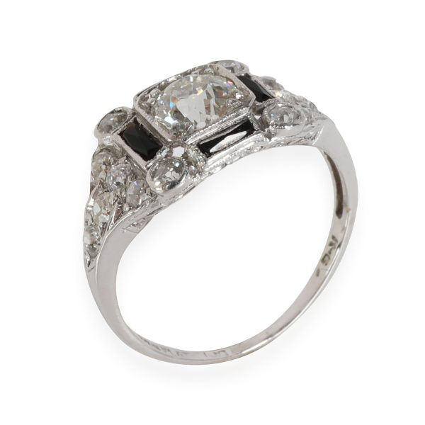 116012 bv 38270038 bac0 4610 ad9c 34eb7ba7966c Antique Diamond Engagement Ring in 950 Platinum J VS2 128 CTW