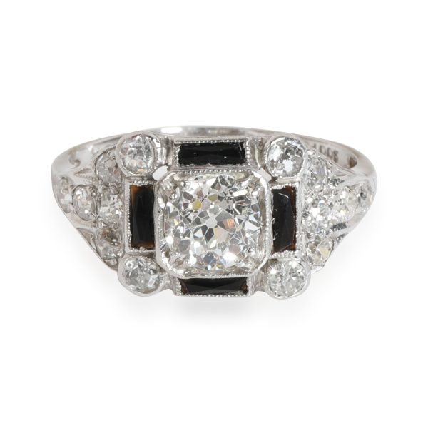 116012 fv d6c254ec 5957 4f73 b5a6 bc5d6623285e Antique Diamond Engagement Ring in 950 Platinum J VS2 128 CTW