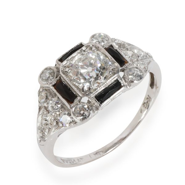 116012 pv 92844ca8 2a82 4dae a61f e0766b0aa623 Antique Diamond Engagement Ring in 950 Platinum J VS2 128 CTW