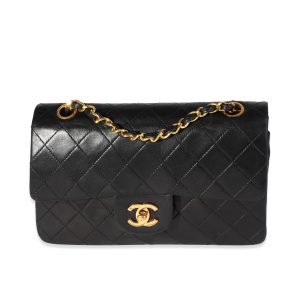 116036 fv Celine Belt Bag Mini Handbag Leather Black