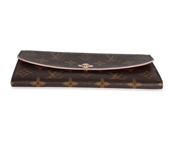 116051 stamp Louis Vuitton Monogram Canvas Blooming Flowers Emilie Wallet