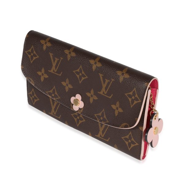 116051 sv Louis Vuitton Monogram Canvas Blooming Flowers Emilie Wallet