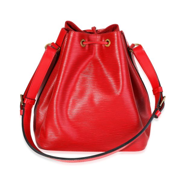 116052 pv 00d5dce3 88ff 4c03 941e 039393ec1c9f Louis Vuitton Red Epi Leather Petit Noé Bag