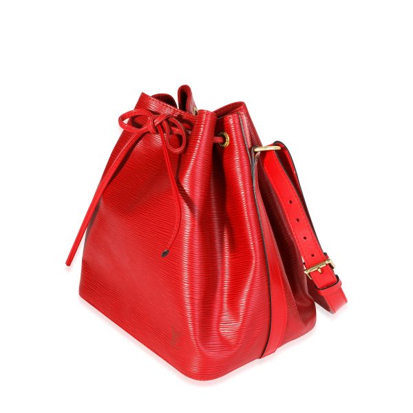 116052 sv 69e9c749 dda7 4dc7 9002 a6445f823da2 Louis Vuitton Red Epi Leather Petit Noé Bag