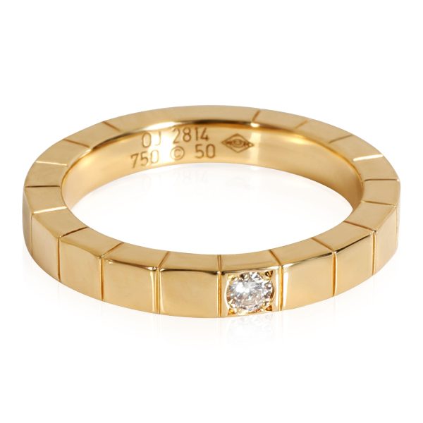 Rings Cartier Lanieres Diamond Band in 18k Yellow Gold 001 CTW