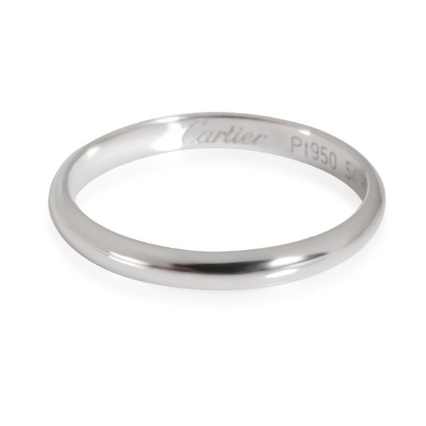 Rings Cartier 1895 25 mm Wedding Band in Platinum