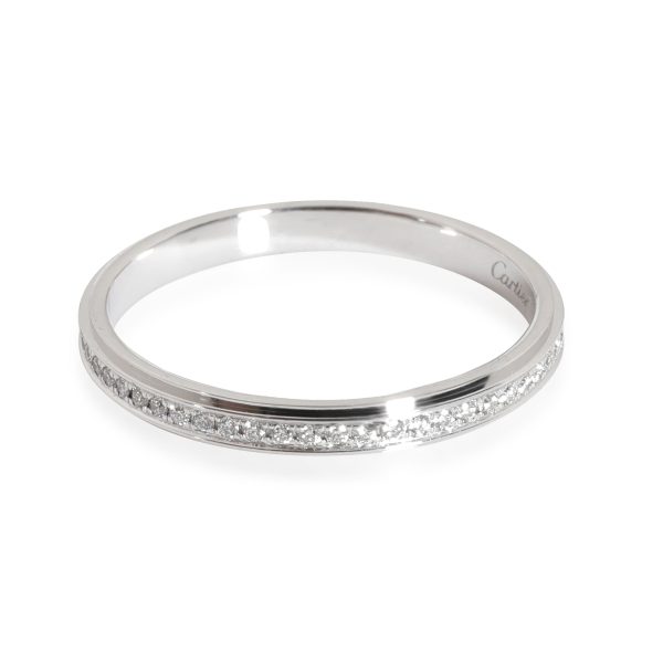 Wedding Band Platinum Cartier DAmore Diamond Wedding Band in Platinum 015 CTW