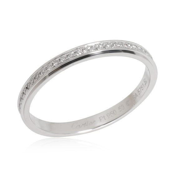 Cartier Cartier DAmore Diamond Wedding Band in Platinum 015 CTW