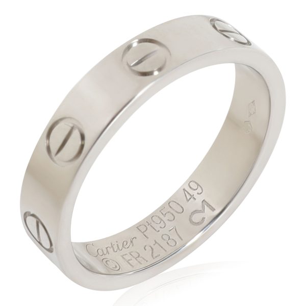 Ring Platinum Cartier LOVE Wedding Ring in 950 Platinum