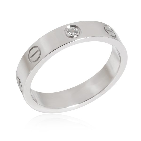 Cartier Cartier LOVE Diamond Wedding Band in 18k White Gold 002 CTW