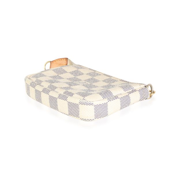 116153 clasp Louis Vuitton Damier Azur Mini Pochette Accessoires