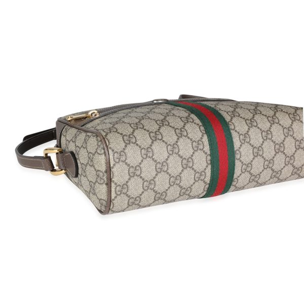 116198 clasp 1797f1c4 8a49 45db a230 2004df2b5755 Gucci GG Supreme Canvas Web Small Ophidia Shoulder Bag