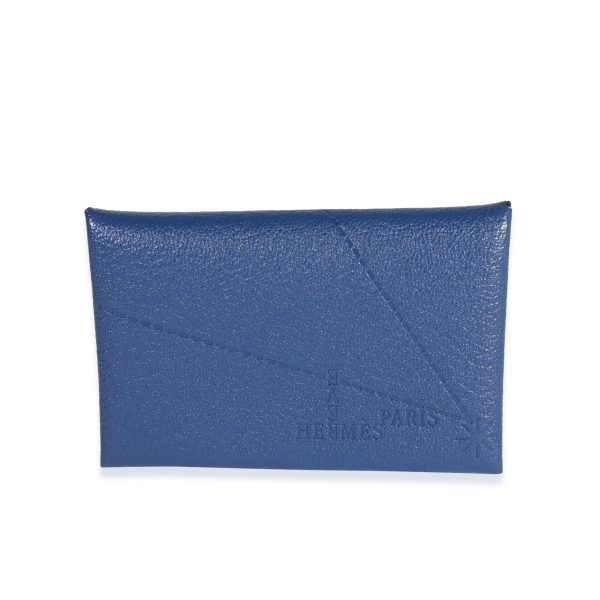 116206 fv e346886e e649 4e7a ba2f 78695ad3d030 Herm√®s Bleu Brighton Ch√©vre Mysore Calvi Card Holder