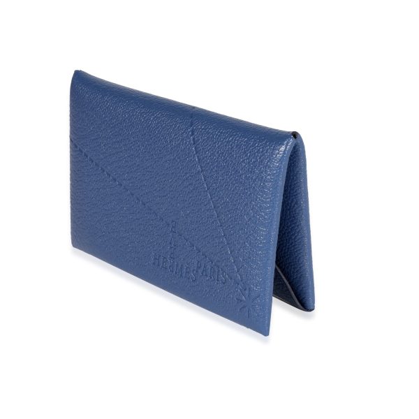 116206 sv fee7dbe7 8c74 45bd a8ba 9569bea82a45 Herm√®s Bleu Brighton Ch√©vre Mysore Calvi Card Holder