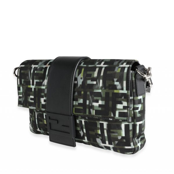 116249 sv 68791698 53c0 457c b4f8 61306704a64c Fendi Multicolor FF Camouflage Crossbody Baguette Belt Bag